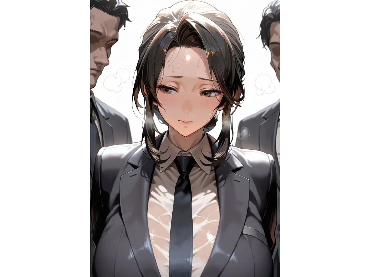 嫌いな上司に寝取られ調教される美人ママ 画像5