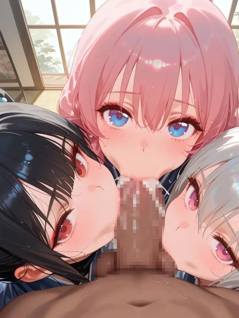 巨乳くノ一とハーレムエッチ 画像5