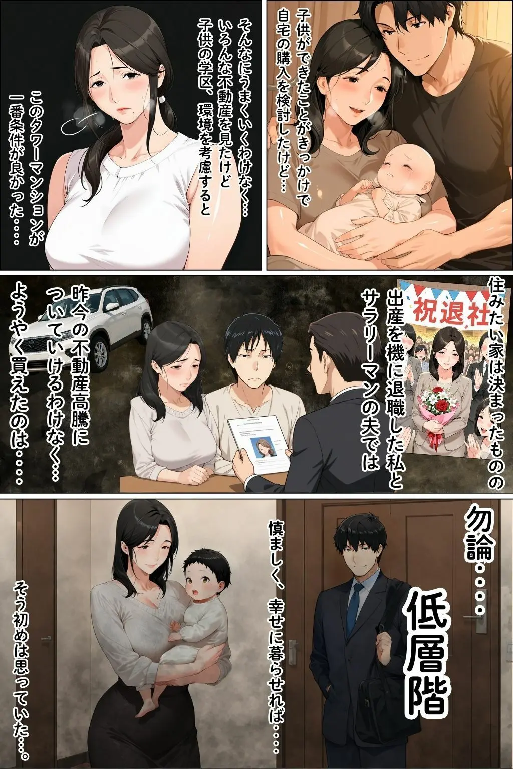 タワマン界隈 低階層主婦は高階層男に買われる。 画像7
