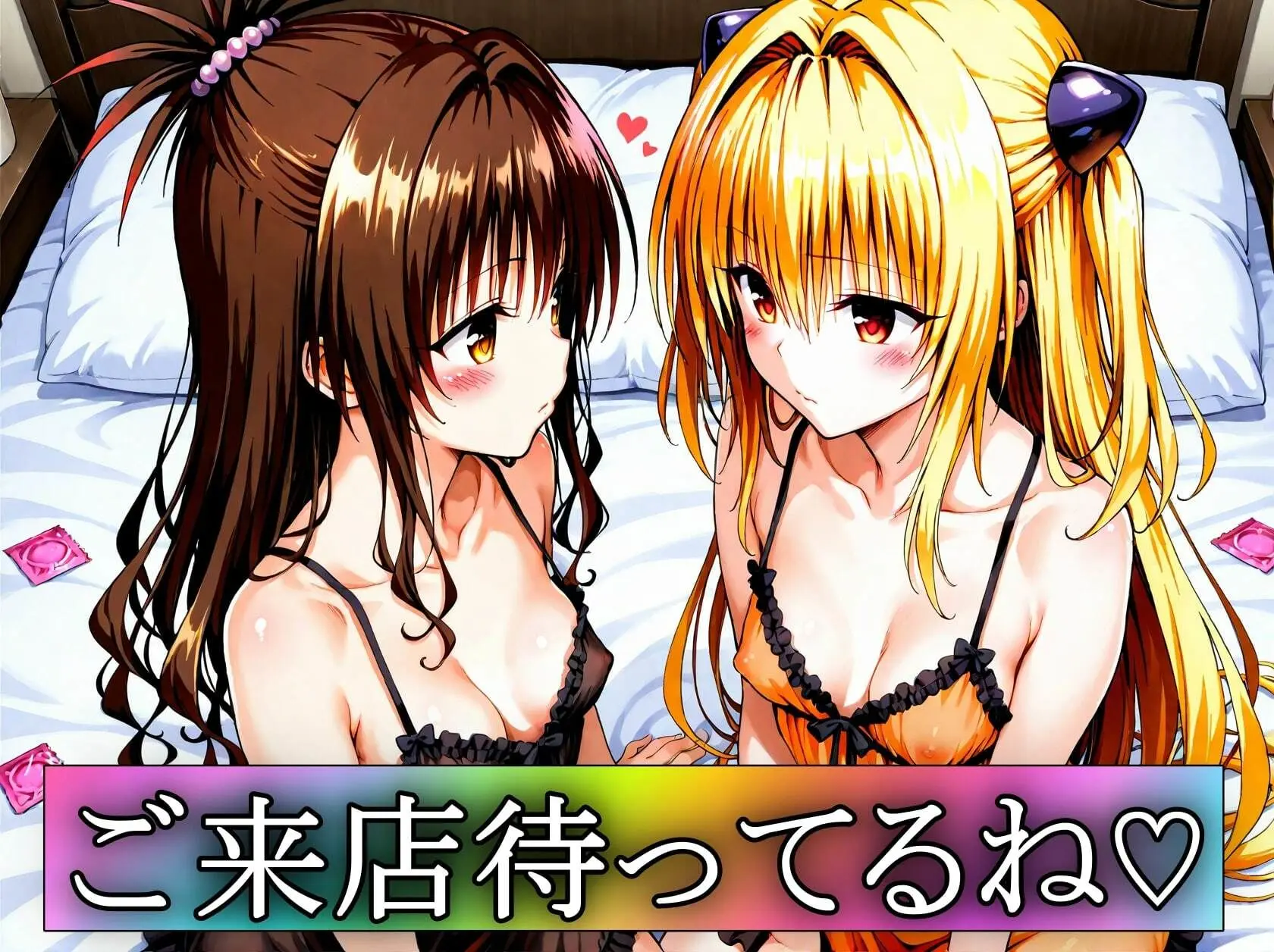 憧れのヒロインとHができるヒロイン高級ピンサロ店〜トラ〇ル ヤミ＆美柑編〜 画像10