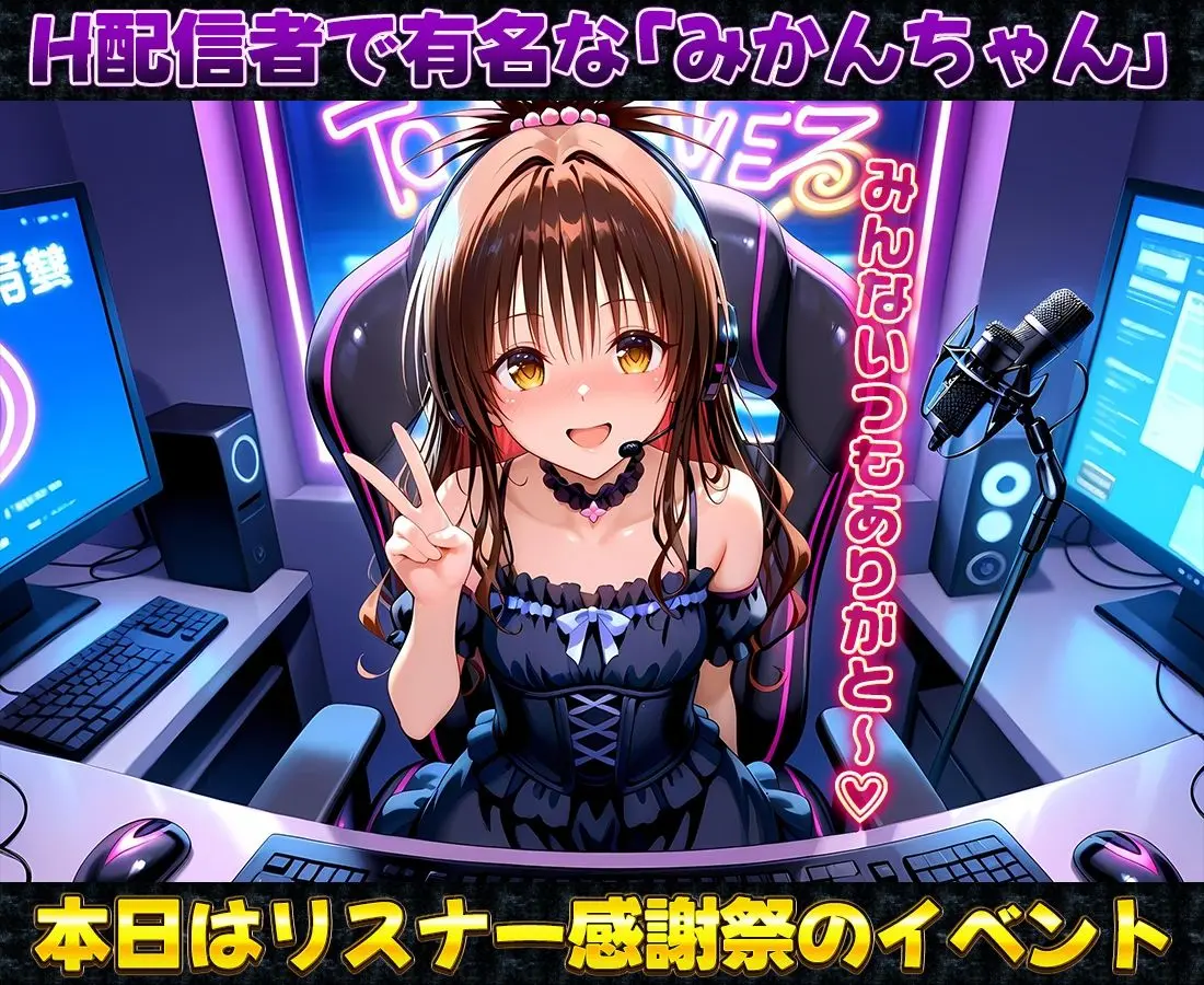 有名配信者の美柑ちゃんによるHなリスナー感謝祭！ 画像1