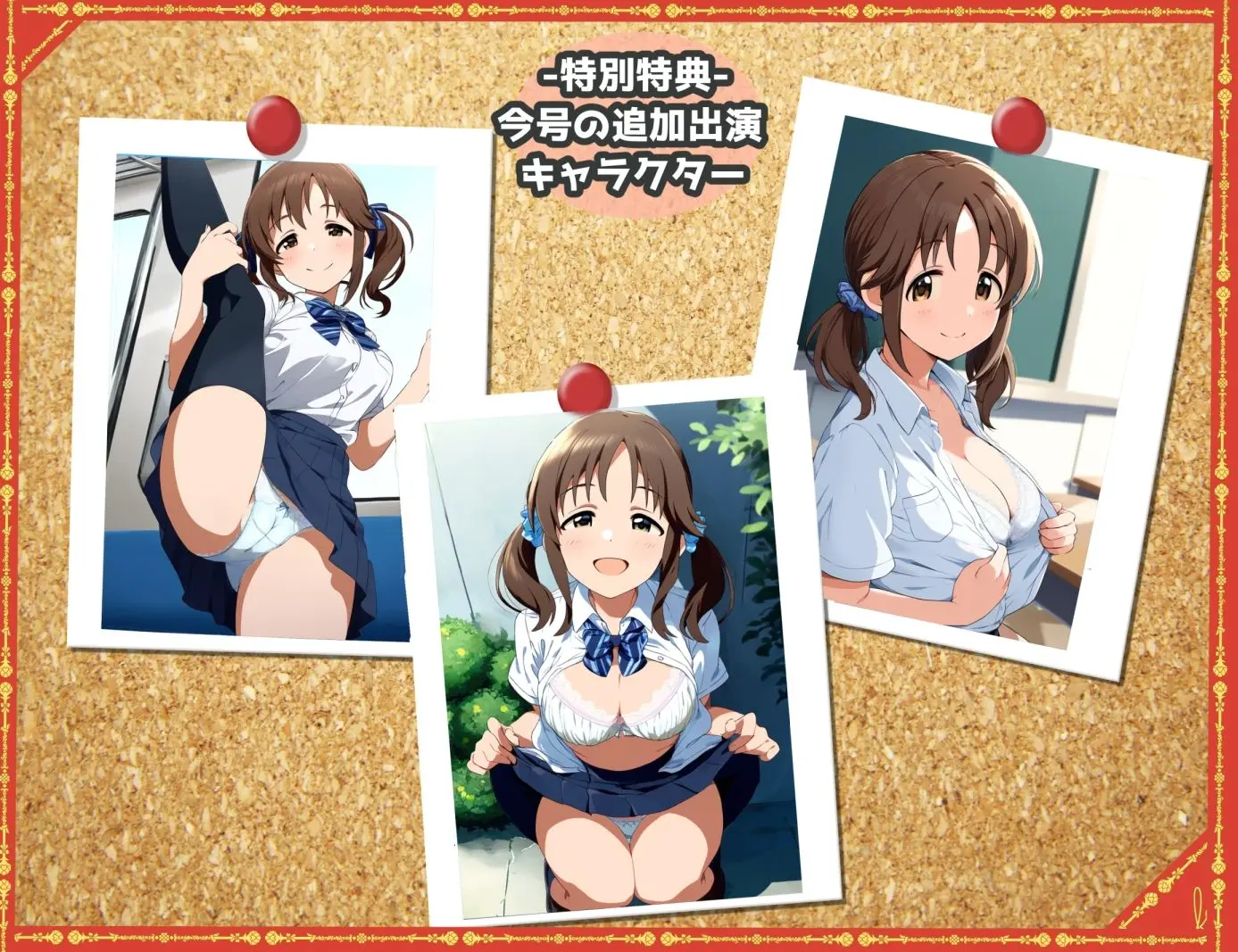 露出＆下着見せつけフェチ特化 2010年代アニメ作画特集 下着を見せつけるアイドルたち -その2-  500枚を撮影- 画像5